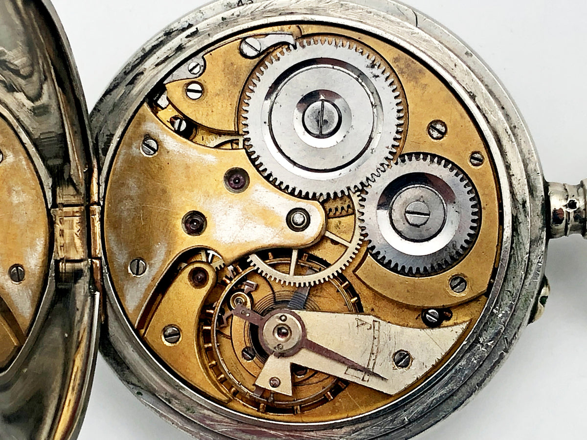 Rare Antique Pavel Buhre Chronograph Pocket Watch Imperial Russia c.1901
