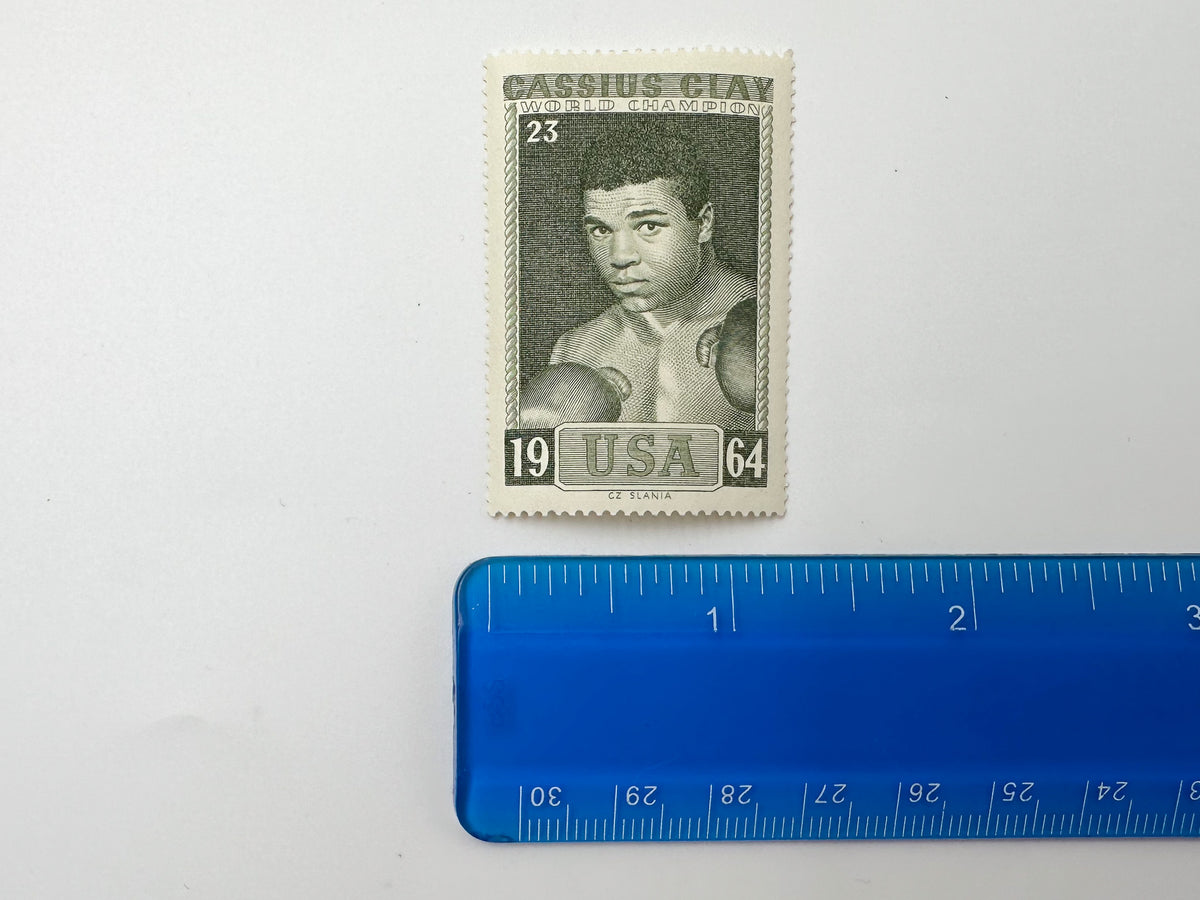 intage World Heavyweight Boxing Champions Cinderella Stamps | Muhammad Ali Joe Louis Joe Frazier Rocky Marciano Set of 23 MH