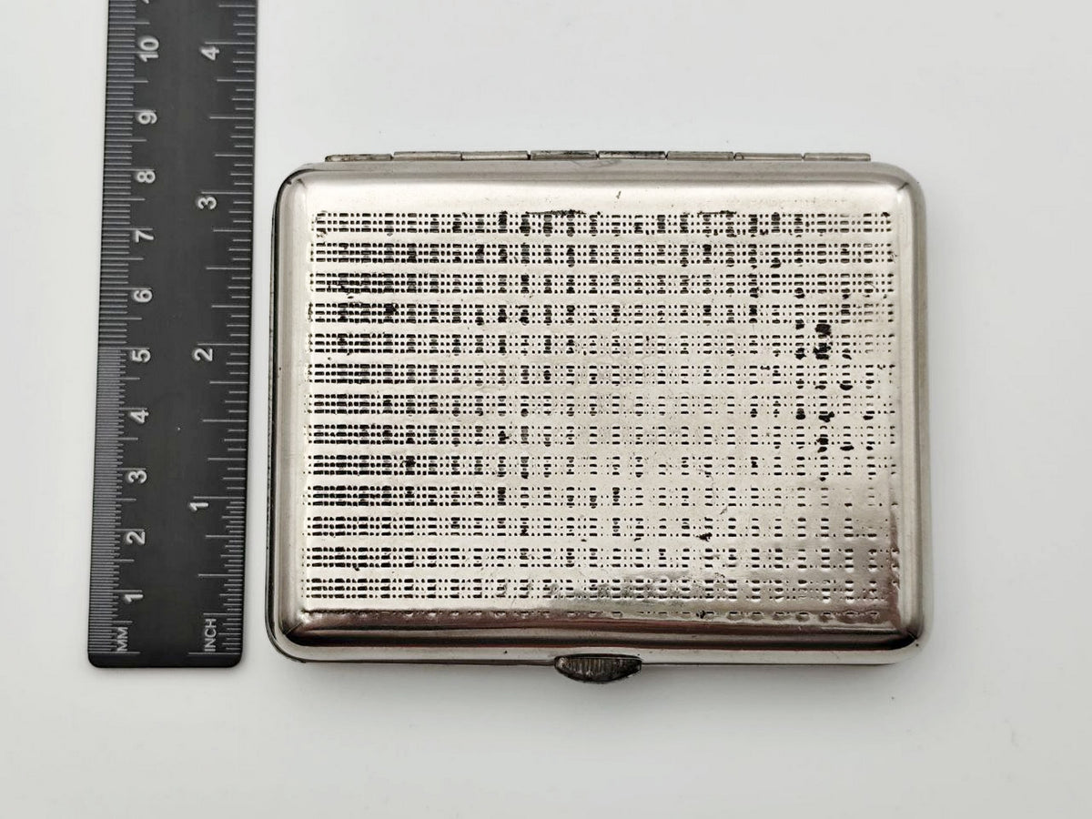 Vintage Artistic Gymnastics Cigarette Case | Retro Sports Pocket Box Soviet Tobacciana USSR