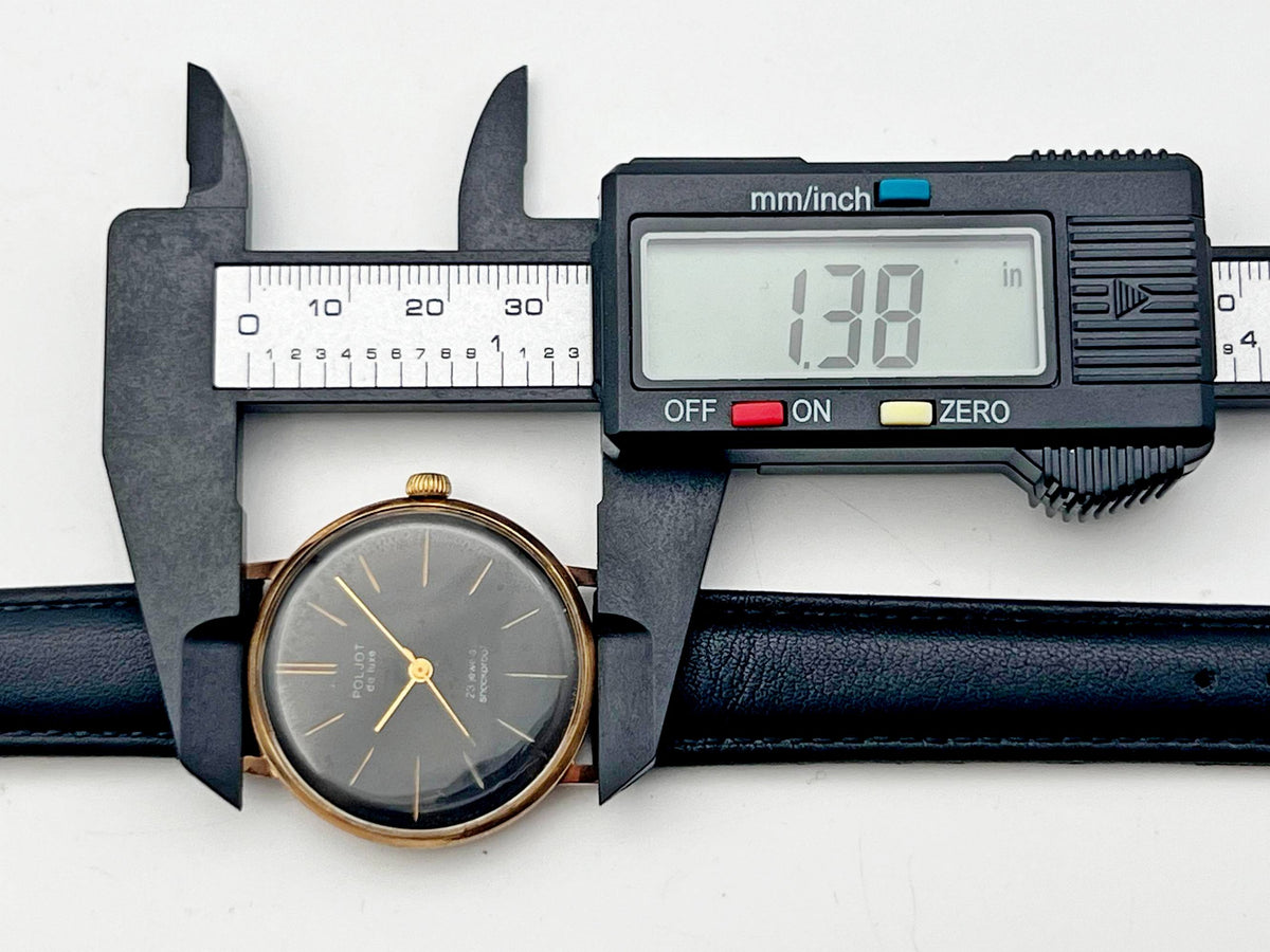 Vintage POLJOT 2209 De Luxe Ultraslim AU20 Soviet Mechanical Watch | Gilding  Wristwatch USSR Watch