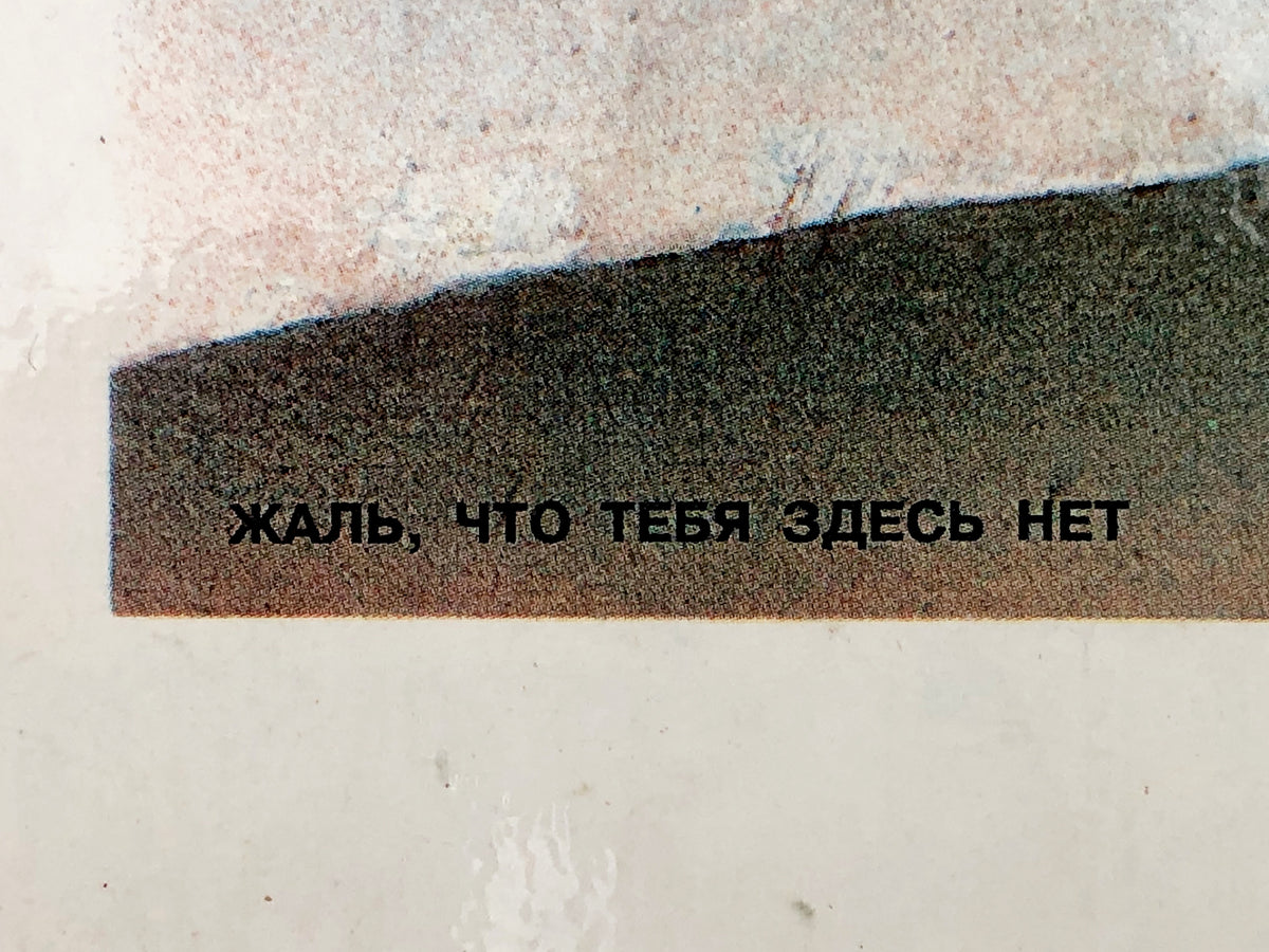 Pink Floyd - Wish You Were Here (Жаль, что тебя здесь нет) (LP, Vinyl, 1991) AnTrop Pressing