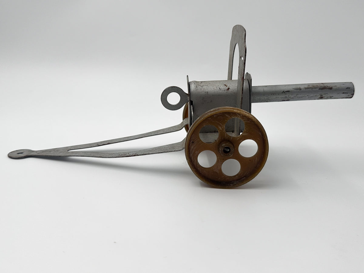 Vintage Soviet Artillery Cannon Toy | USSR Metal Field Gun Military Collectible