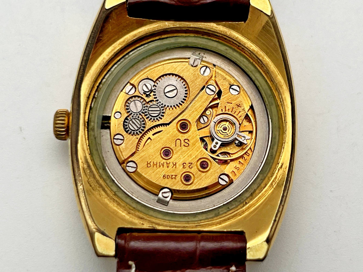 Vintage LUCH 2209 AU10 Soviet Mechanical Watch | Gilding  Wristwatch USSR Watch
