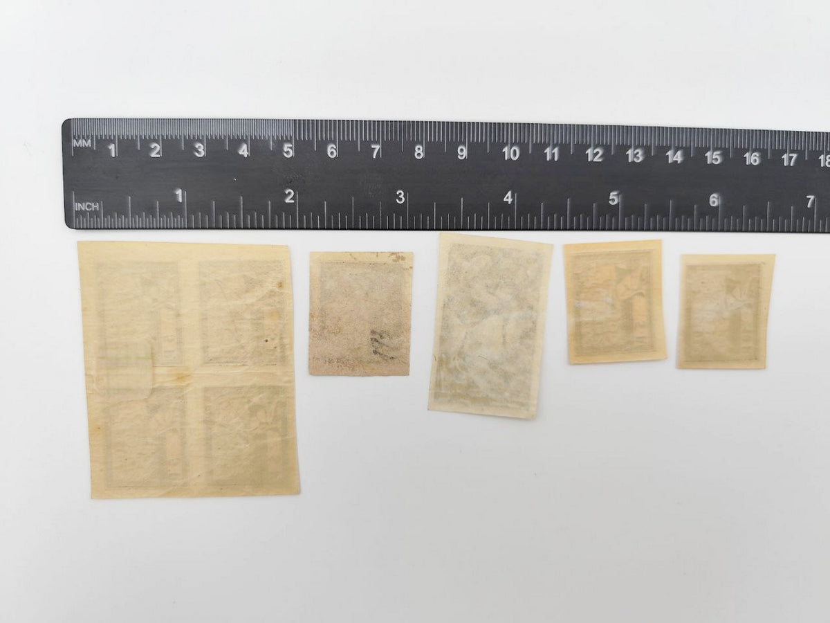 1921–1923 RSFSR & USSR Postage Stamps Collection | Vintage Early Soviet Famine Relief & Surcharge Quarter Blocks Set of 25 MH Cancelled