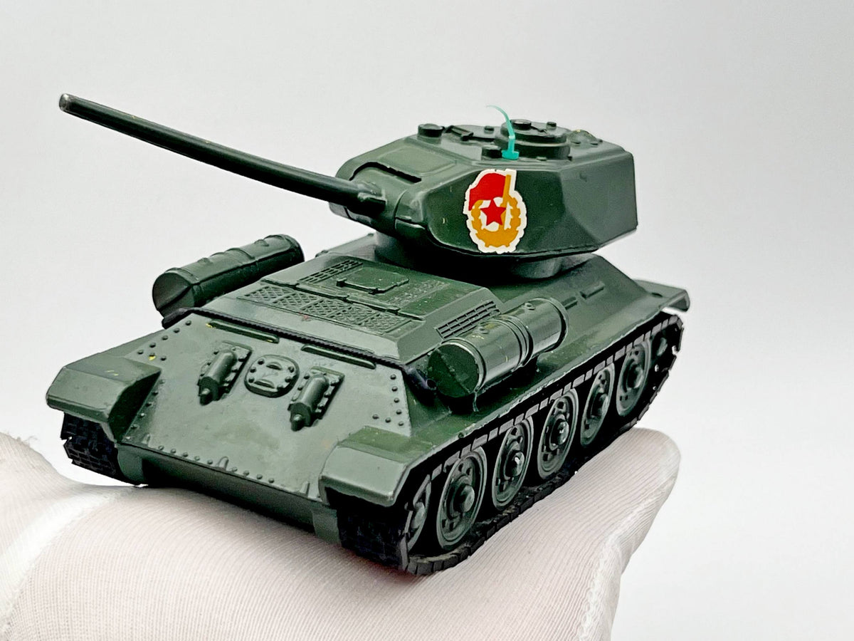 Vintage Soviet T-34-85 Diecast Tank | USSR 1/43 Scale Military Model