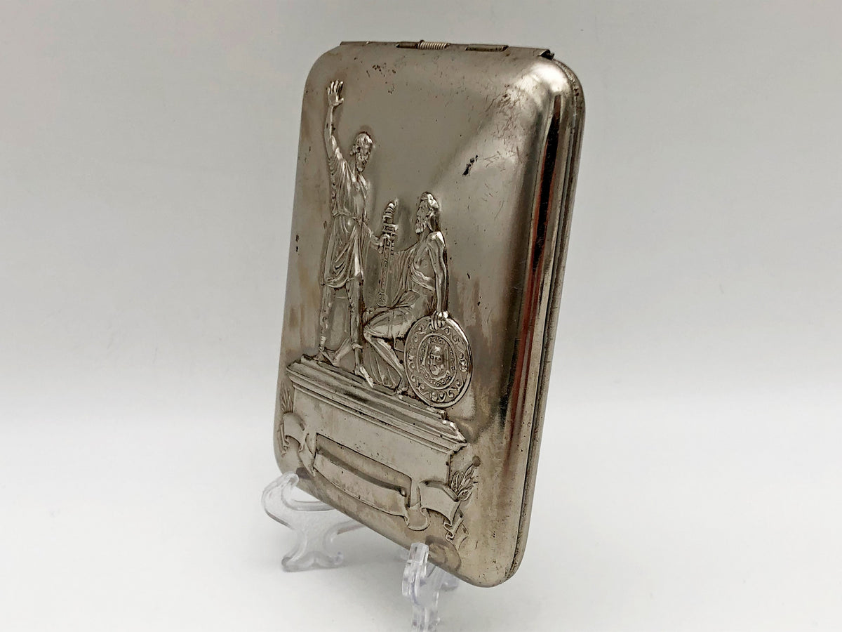 Cigarette Case Minin and Pozharsky Vintage Soviet | Moscow Monument 1750 Tobacciana USSR