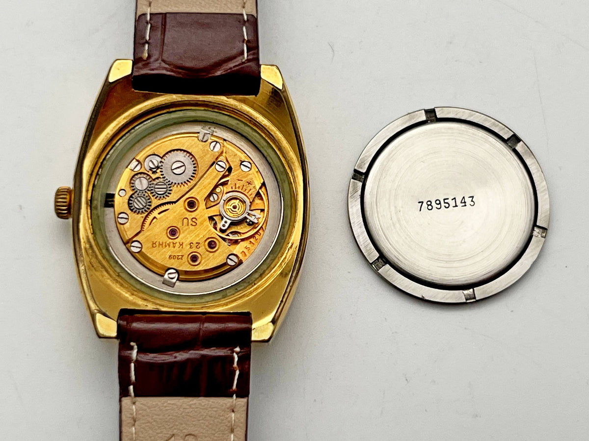 Vintage LUCH 2209 AU10 Soviet Mechanical Watch | Gilding  Wristwatch USSR Watch