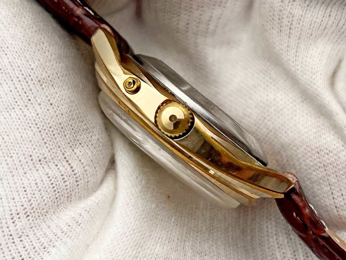 Vintage SLAVA 2427 AU 5 Self-Winding Soviet Mechanical Watch | Gilding  Wristwatch USSR Watch
