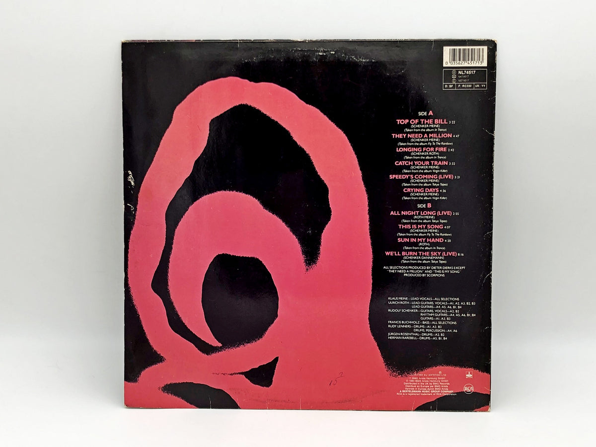 Scorpions - Born To Touch Your Feelings (LP, Vinyl, 1989) RCA Pressing
