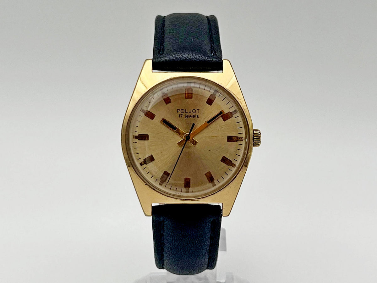 Vintage POLJOT 2609 AU10 Soviet Mechanical Watch | Gilding  Wristwatch USSR Watch