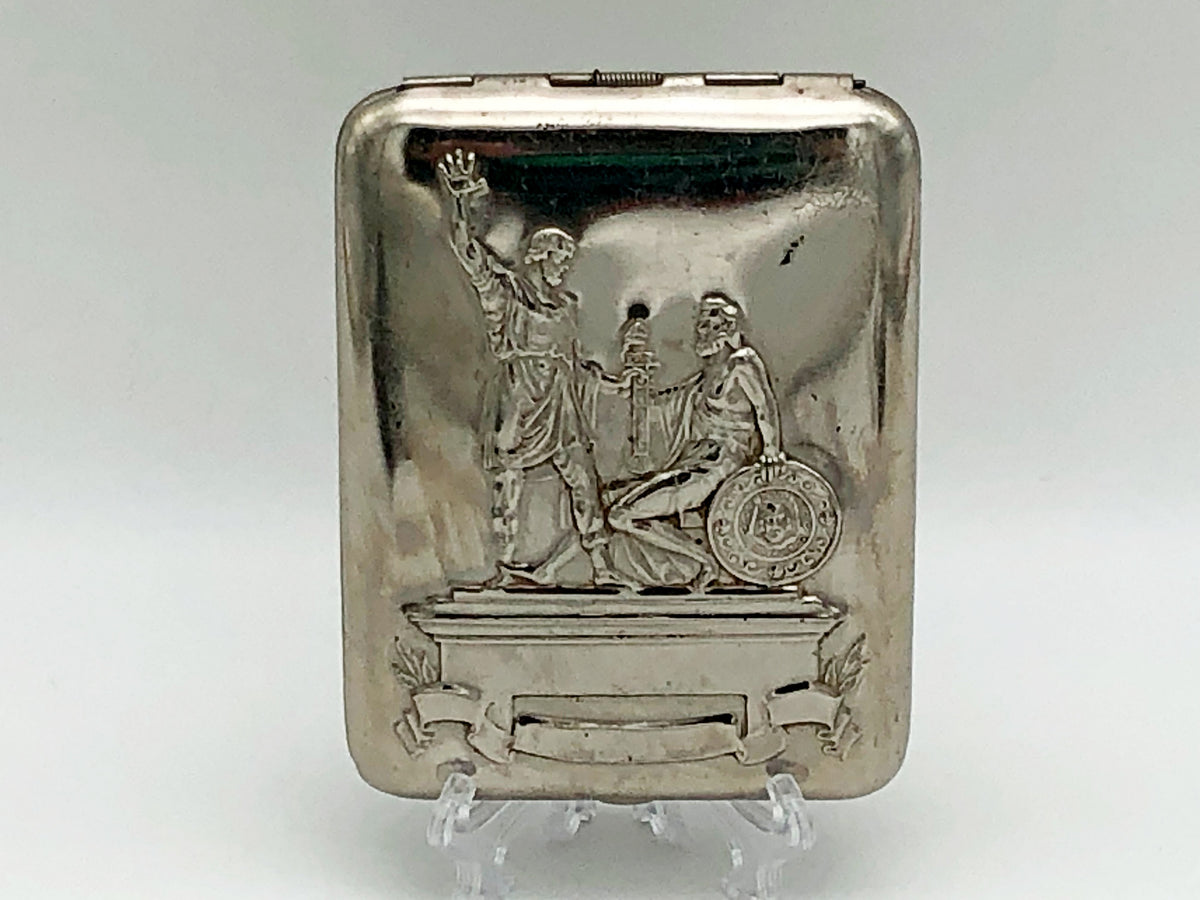 Cigarette Case Minin and Pozharsky Vintage Soviet | Moscow Monument 1750 Tobacciana USSR