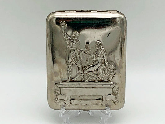 Cigarette Case Minin and Pozharsky Vintage Soviet | Moscow Monument 1750 Tobacciana USSR