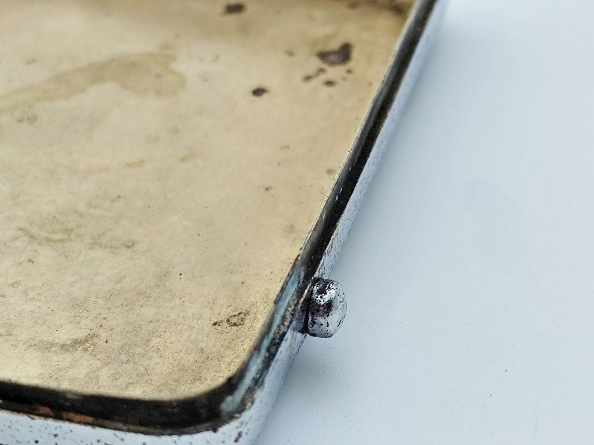 Vintage Soviet Cigarette Case In Memory of a Beloved Friend | Gorky 1946 Engraved Tobacciana USSR