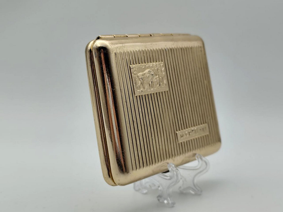 Cigarette Case Wisent Vintage Soviet | BSSR 50 Years Anniversary USSR Tobacciana