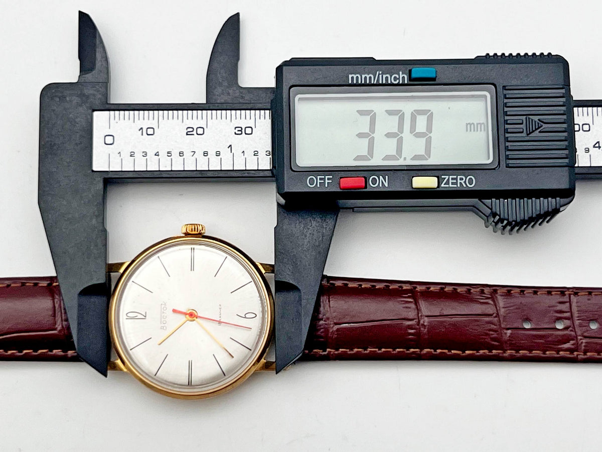 Vintage WOSTOK 2209 AU 20 Gilt Mechanical Wristwatch | Vostok USSR Watch