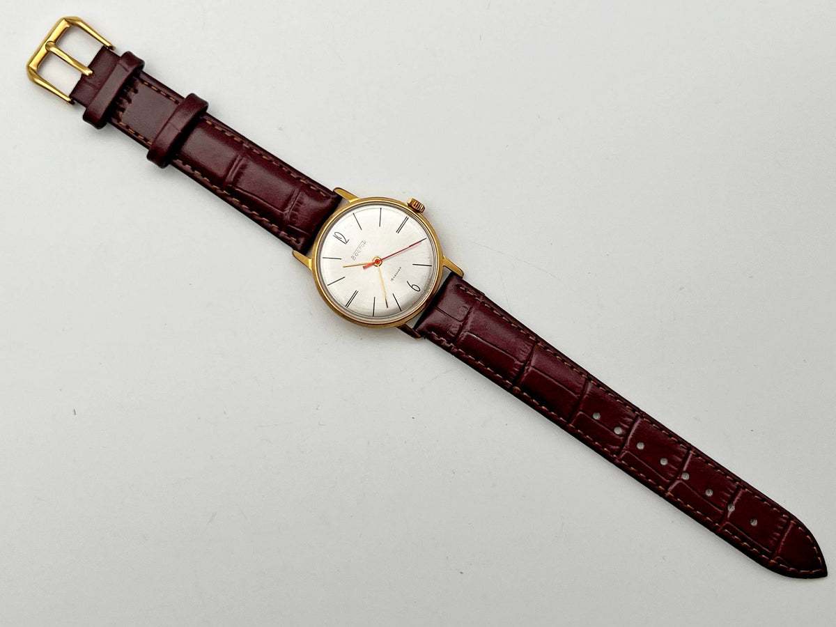 Vintage WOSTOK 2209 AU 20 Gilt Mechanical Wristwatch | Vostok USSR Watch