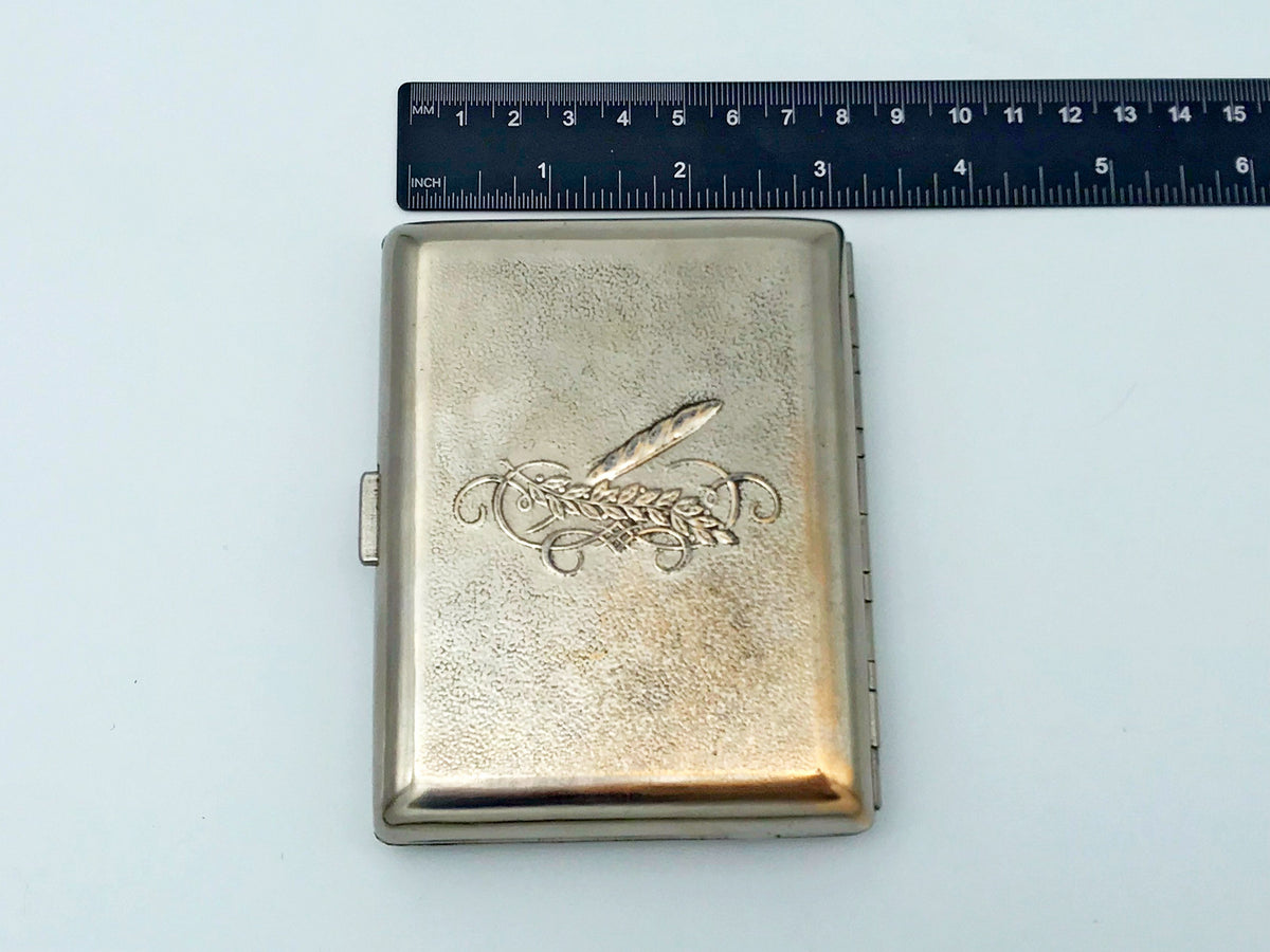 Cigarette Case Nikolai Gogol Vintage Soviet | Writer Centenary 1852-1952 Tobacciana USSR
