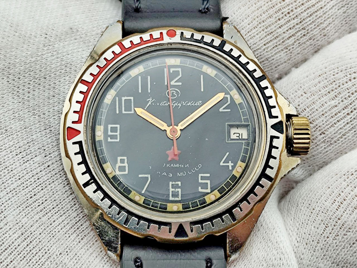 Vintage WOSTOK 2414 Komandirskie Soviet Mechanical Watch | Vostok USSR Watch