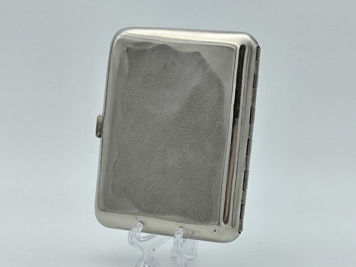 Vintage Airborne Forces Three Parachutists Cigarette Case | Lenemalier Pocket Box Soviet Tobacciana USSR