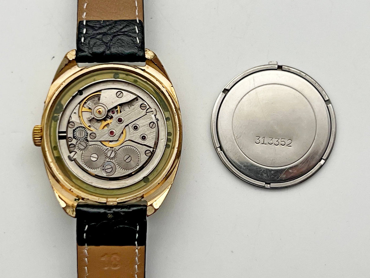 Vintage SLAVA 2428 AU 5 Soviet Mechanical Watch | Gilding  Wristwatch USSR Watch