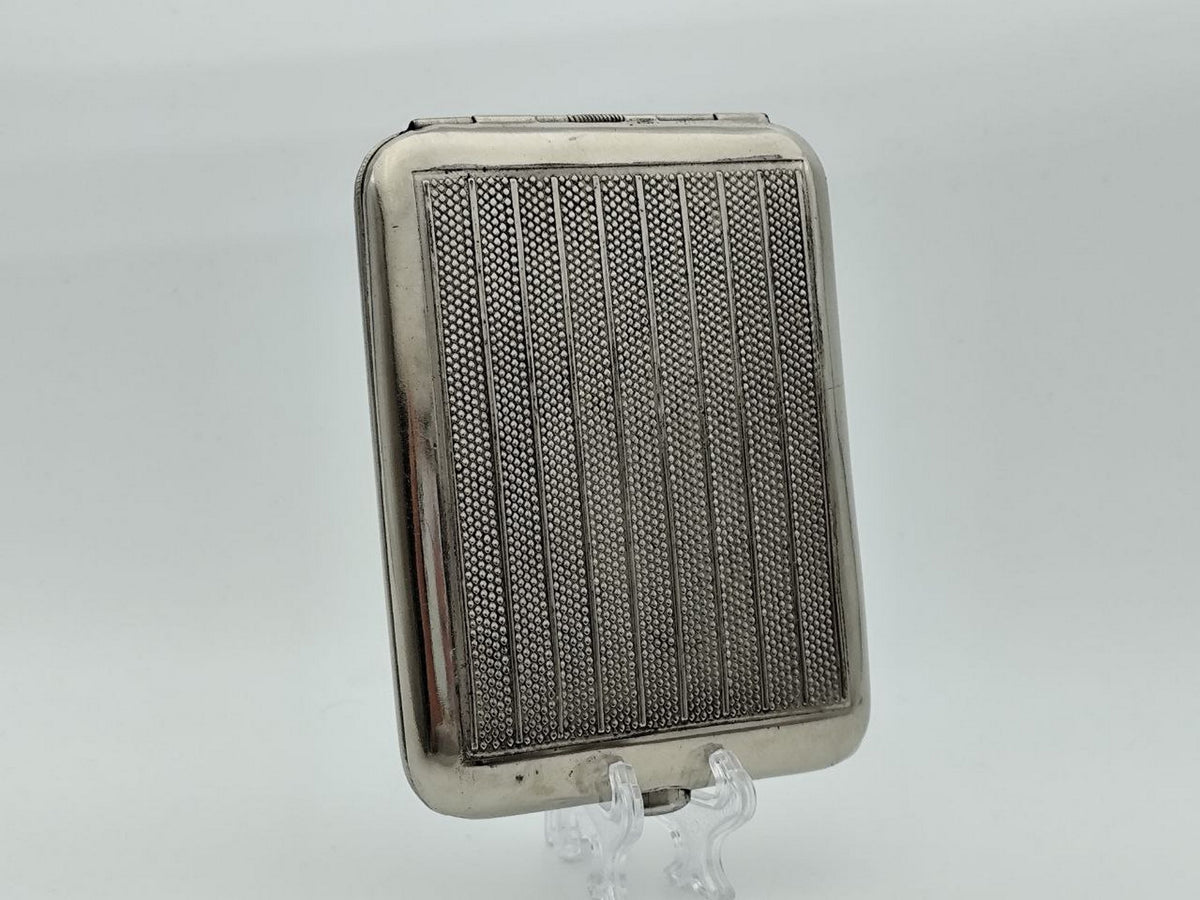 Vintage VSHV Pavilion Cigarette Case | Moscow Exhibition Pocket Box Soviet Tobacciana USSR