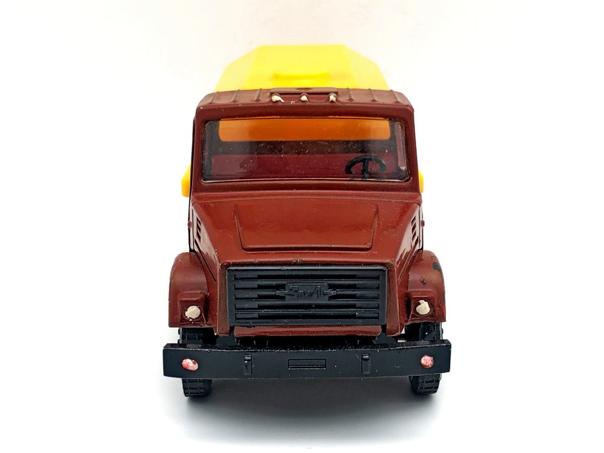 Vintage ZiL-4331 Water Tanker Truck Toy | USSR Diecast Metal and Plastic Collectible
