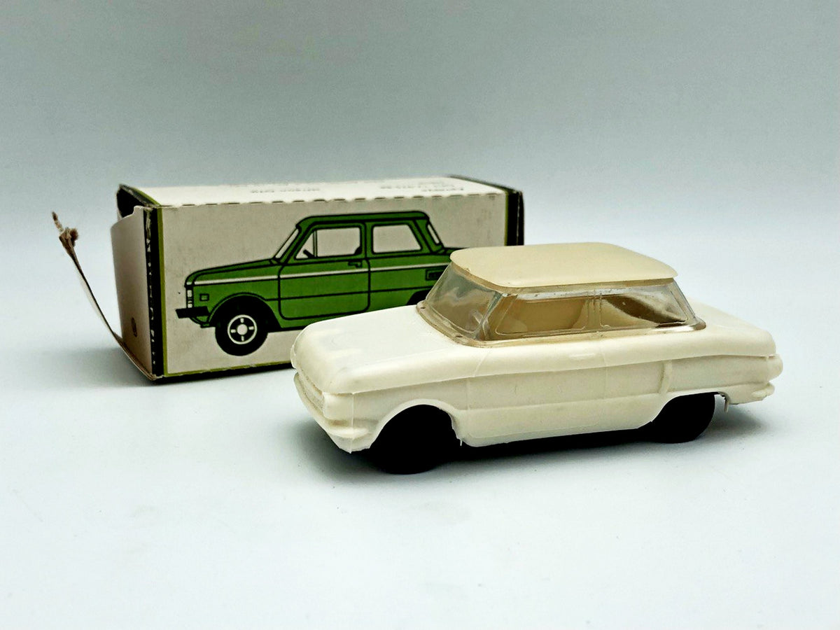 Vintage ZAZ-968 Zaporozhets Toy Car with Box | USSR Plastic Collectible Miniature