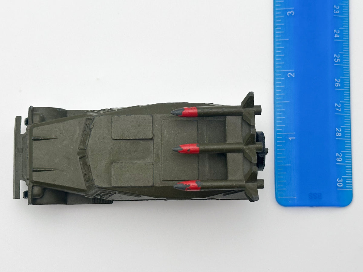 Vintage Soviet Rocket Launcher Armored Car | USSR Diecast Military Missile Toy