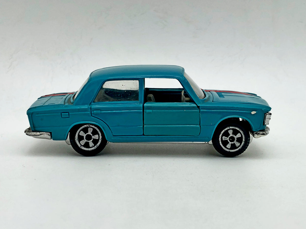 Vintage Soviet Fiat 125 Diecast Car | USSR 1/43 Scale Model