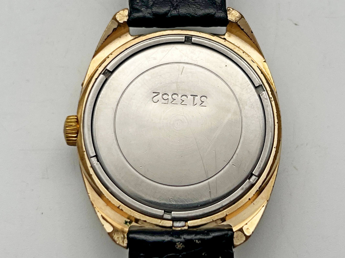 Vintage SLAVA 2428 AU 5 Soviet Mechanical Watch | Gilding  Wristwatch USSR Watch
