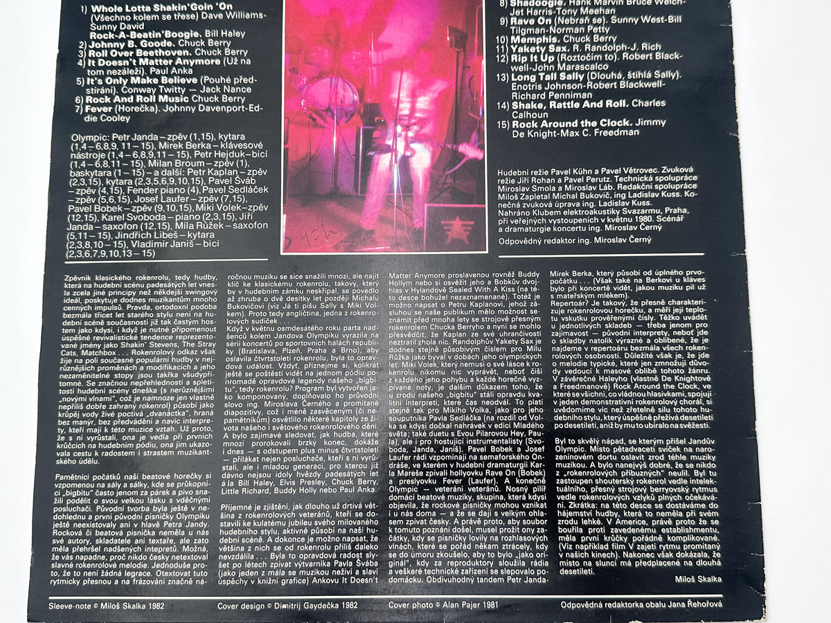 Olympic - Rock and Roll (LP, Vinyl, 1981) Supraphon Pressing Czechoslovakia