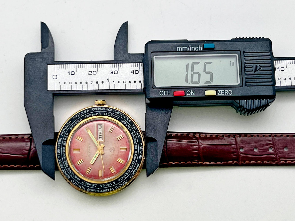 Vintage Raketa 2628 Cities of World AU 10 Soviet Mechanical Watch | USSR Watch