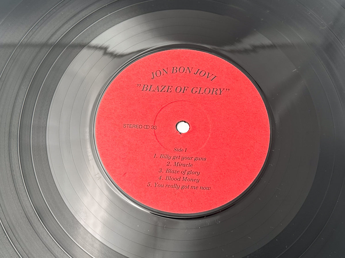 Jon Bon Jovi - Blaze Of Glory / Young Guns II (LP, Vinyl, 1991) Santa Record Pressing