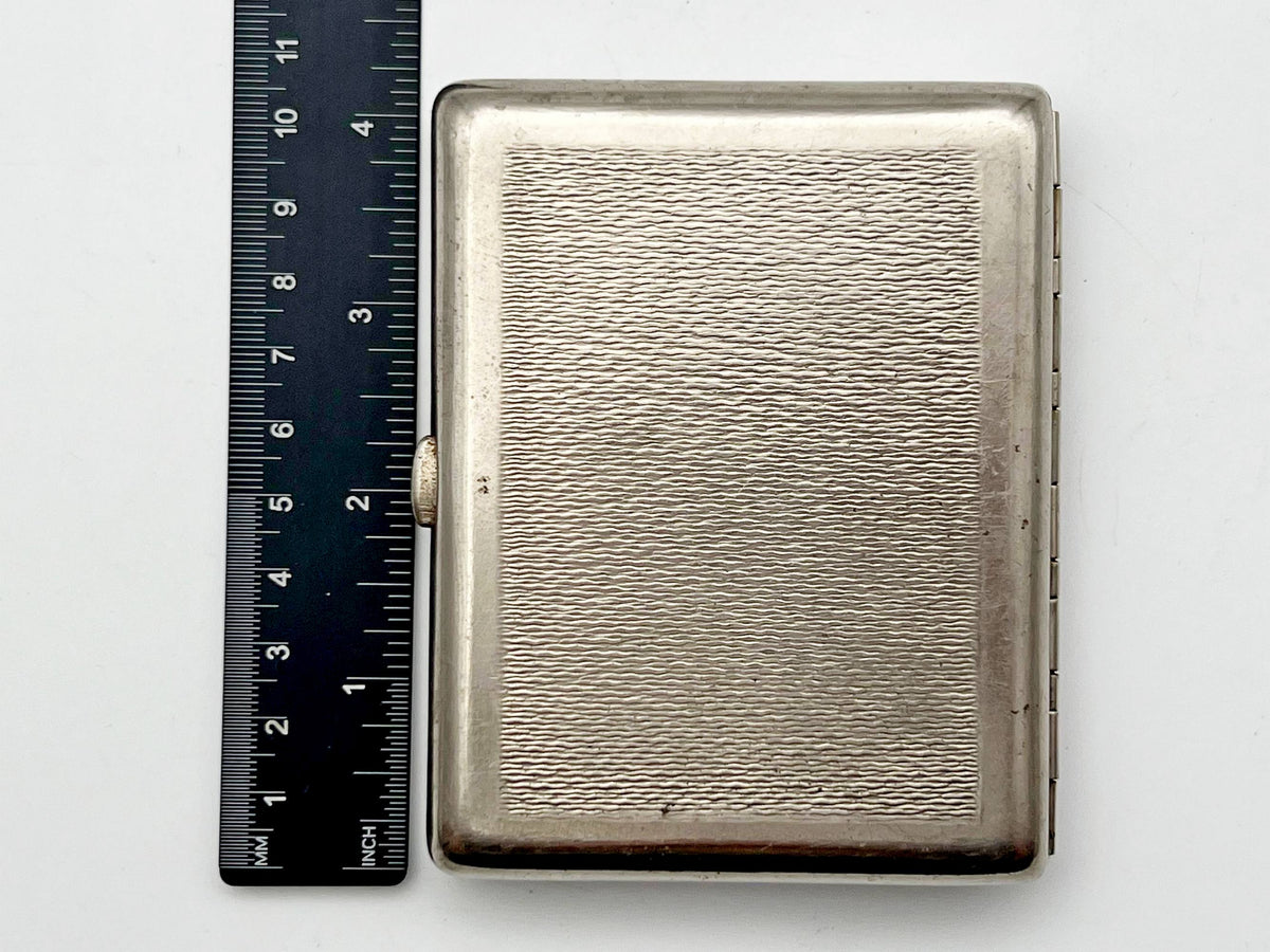 Vintage Leningrad Admiralty Cigarette Case | Saint Petersburg Pocket Box Soviet Tobacciana USSR