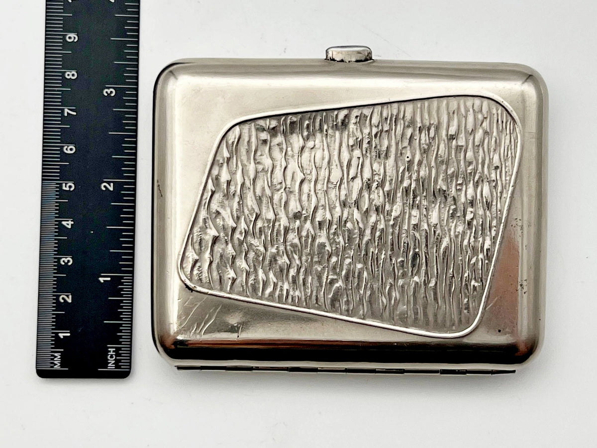 Vintage Seagull Flying Over Sea Cigarette Case | Lenemalier Pocket Box Soviet Tobacciana USSR