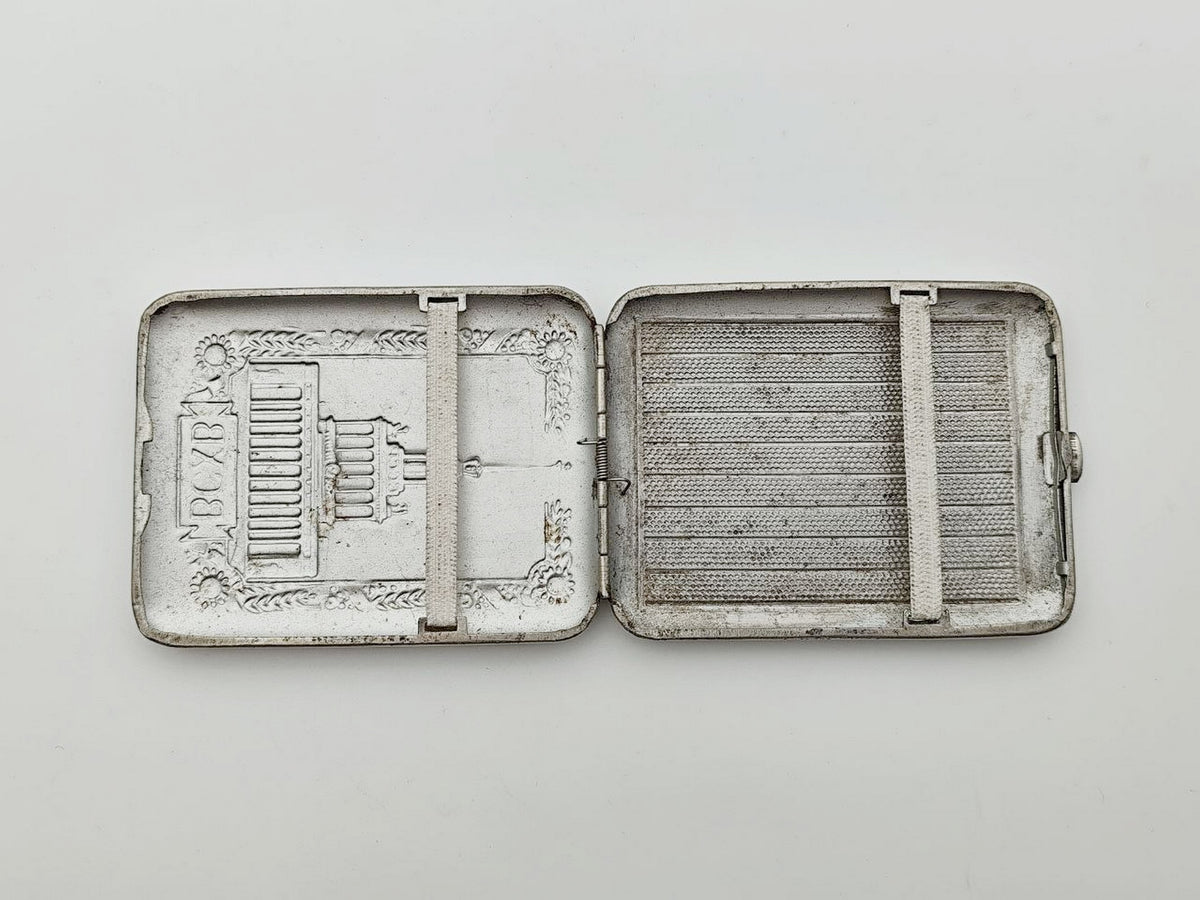 Vintage VSHV Pavilion Cigarette Case | Moscow Exhibition Pocket Box Soviet Tobacciana USSR