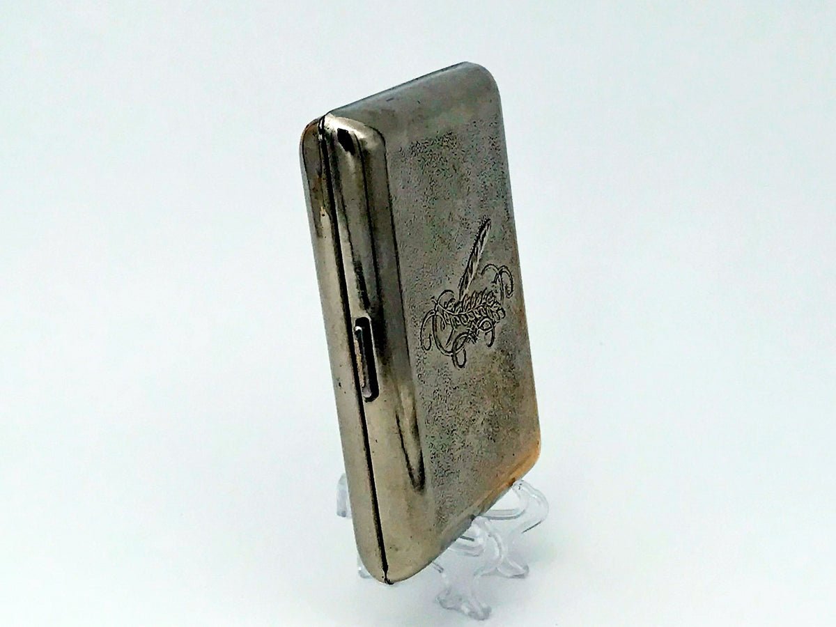 Cigarette Case Nikolai Gogol Vintage Soviet | Writer Centenary 1852-1952 Tobacciana USSR