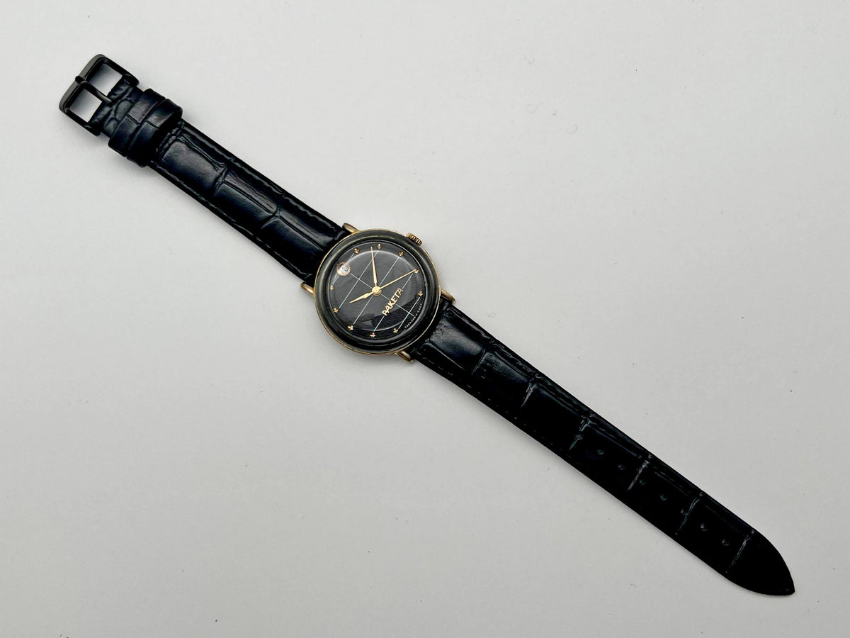 Vintage Raketa 2614 Black Prince Soviet Mechanical Watch | USSR Watch