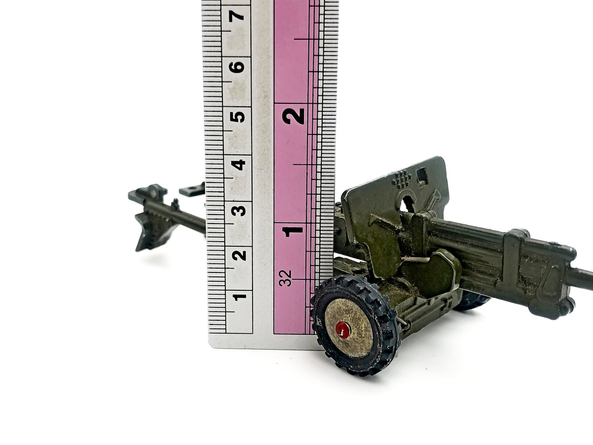 Vintage Soviet Diecast Metal 100mm Anti-Tank Field Gun BS-3 Toy Model USSR 1:43 | Arsenal Plant Leningrad
