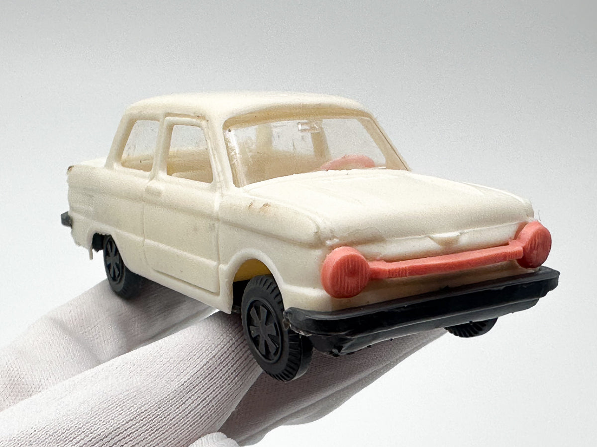 Vintage ZAZ-968 Zaporozhets Toy Car with Box | USSR Plastic Collectible Miniature