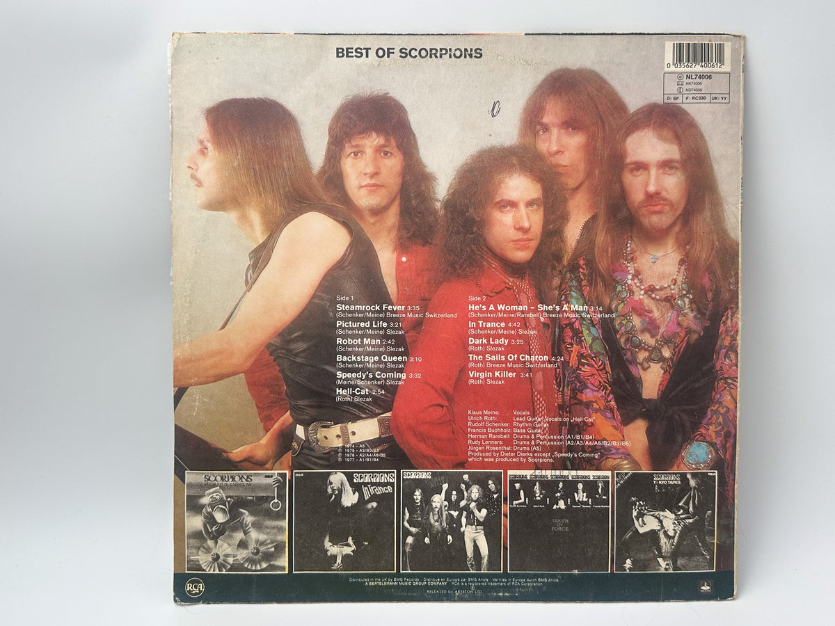 Scorpions - Best of Scorpions (LP, Vinyl) RCA Pressing
