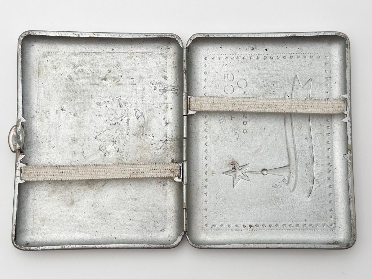 Cigarette Case 50 Years of October Vintage Soviet | Tobacciana USSR