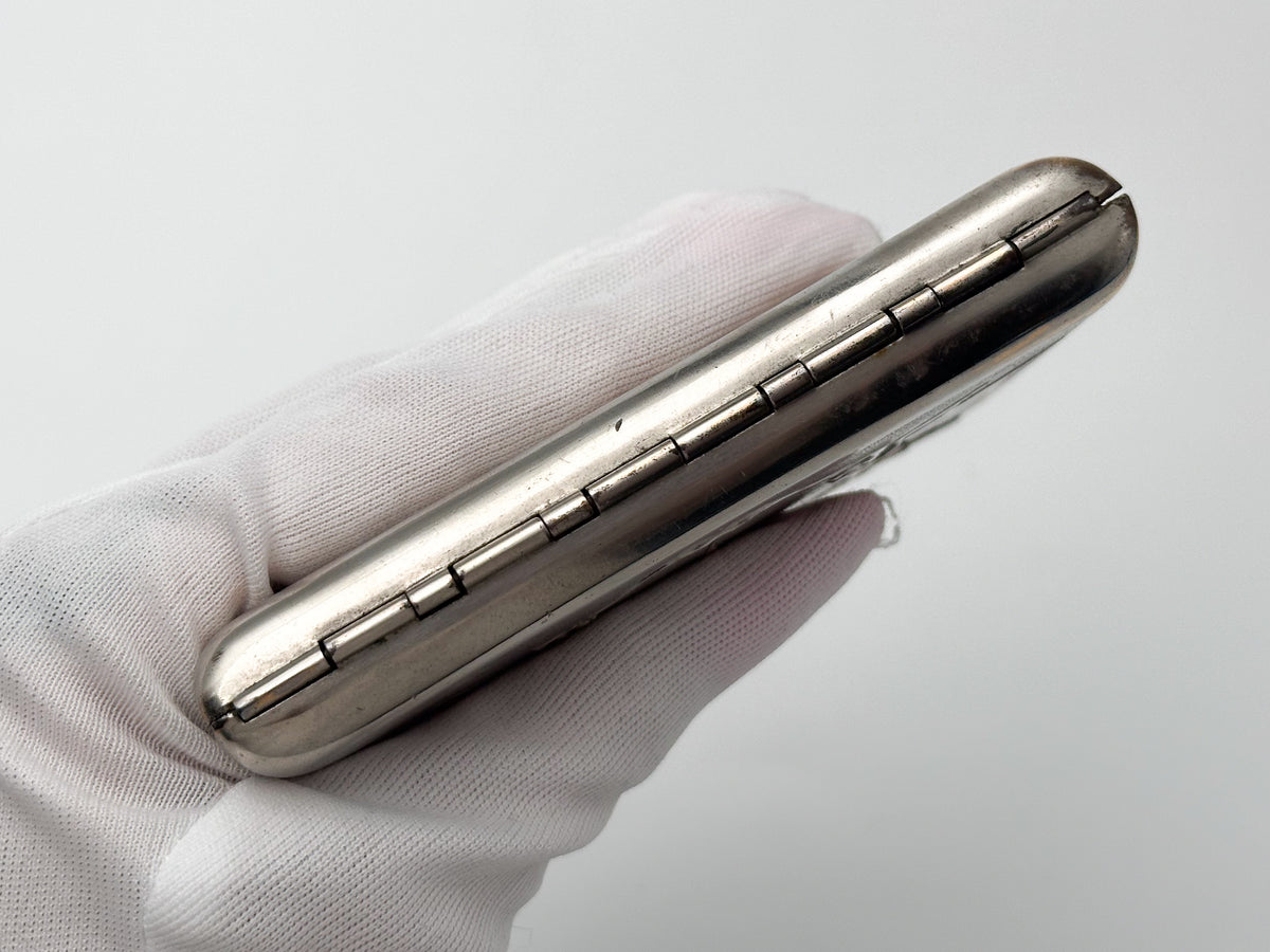 Vintage "Leningrad Admiralty" Soviet Cigarette Case | Rare Lenemalier Artel USSR Architecture Embossed Metal Tobacciana