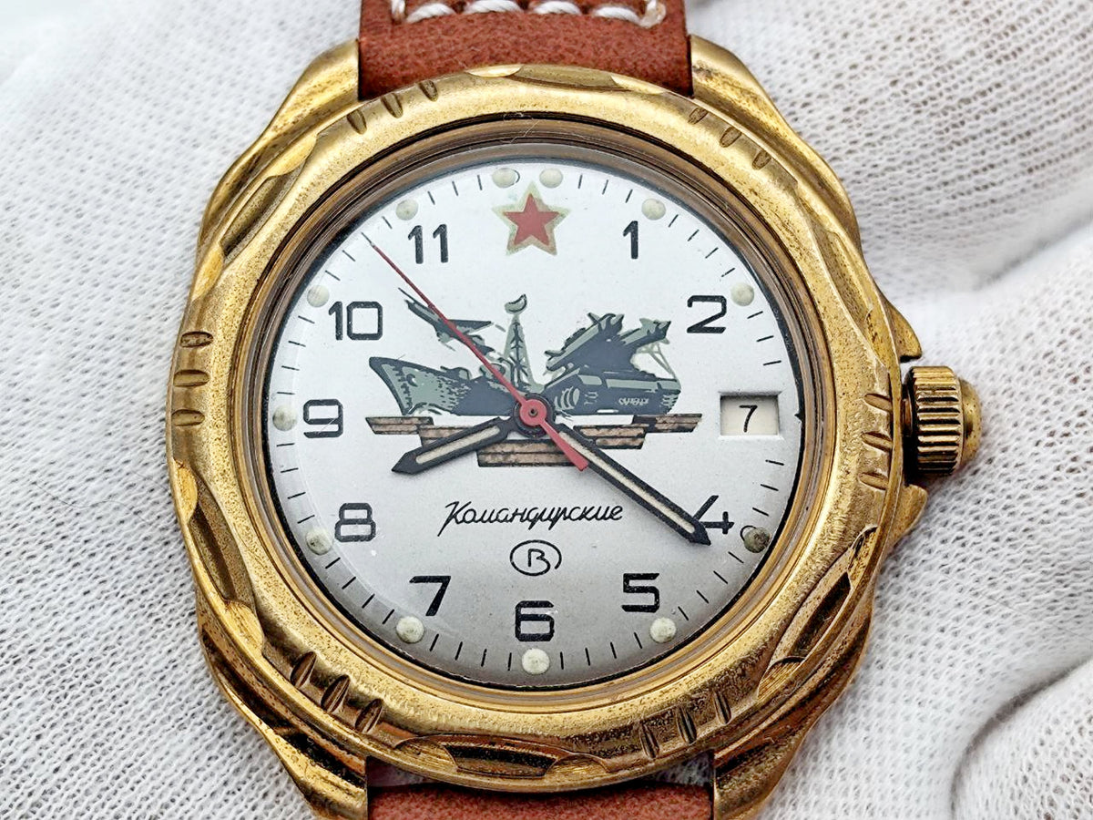 Vintage WOSTOK 2414 Komandirskie Soviet Mechanical Watch | Vostok USSR Watch