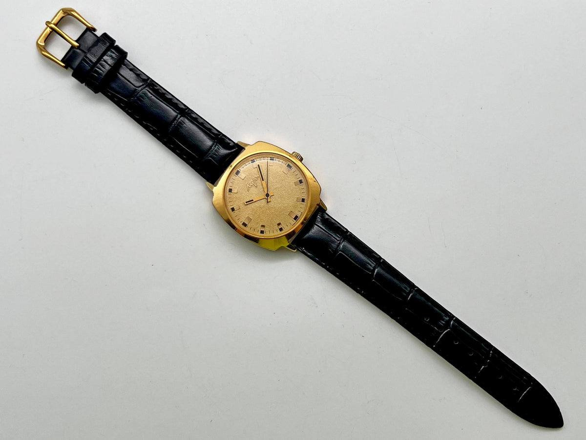 Vintage LUCH 3045 AU 20 Transistor Soviet Mechanical Watch | Gilding  Wristwatch USSR Watch
