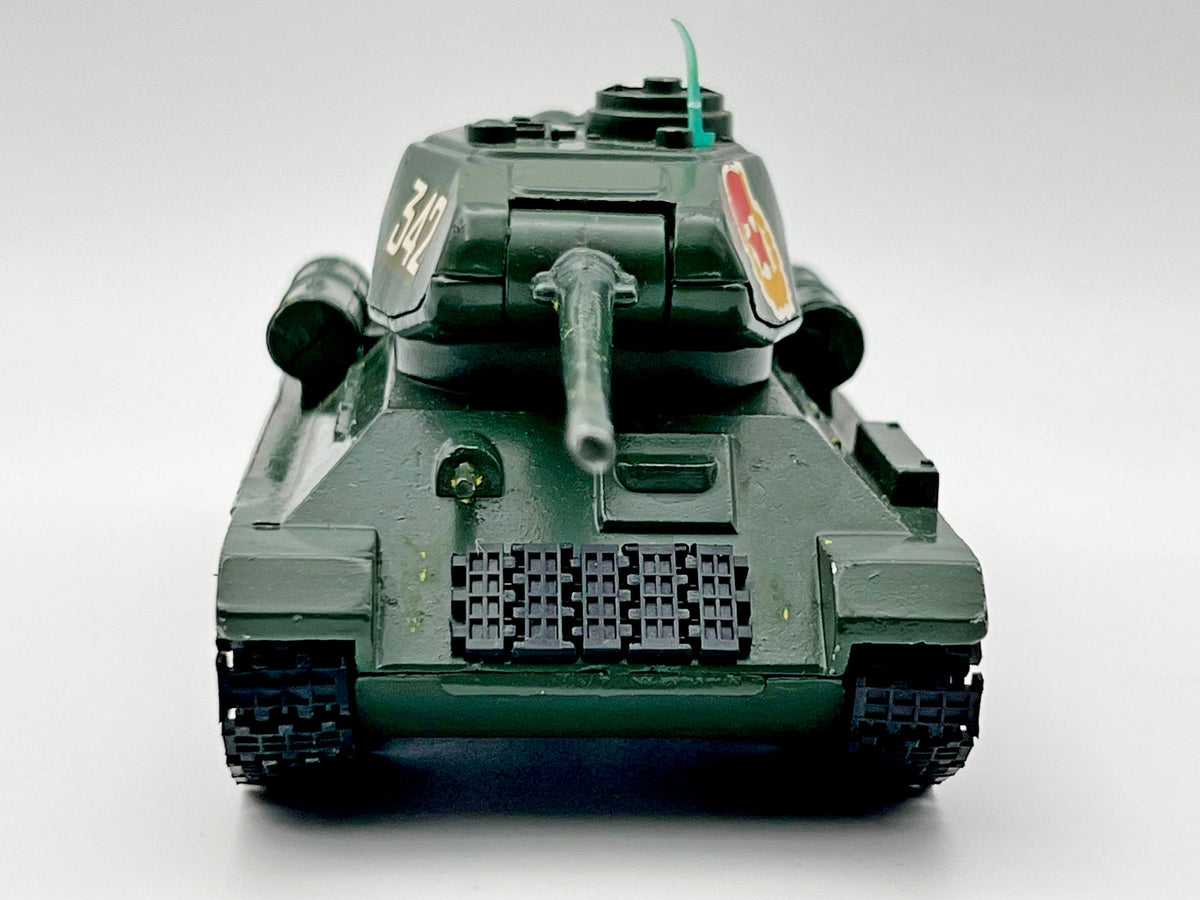 Vintage Soviet T-34-85 Diecast Tank | USSR 1/43 Scale Military Model