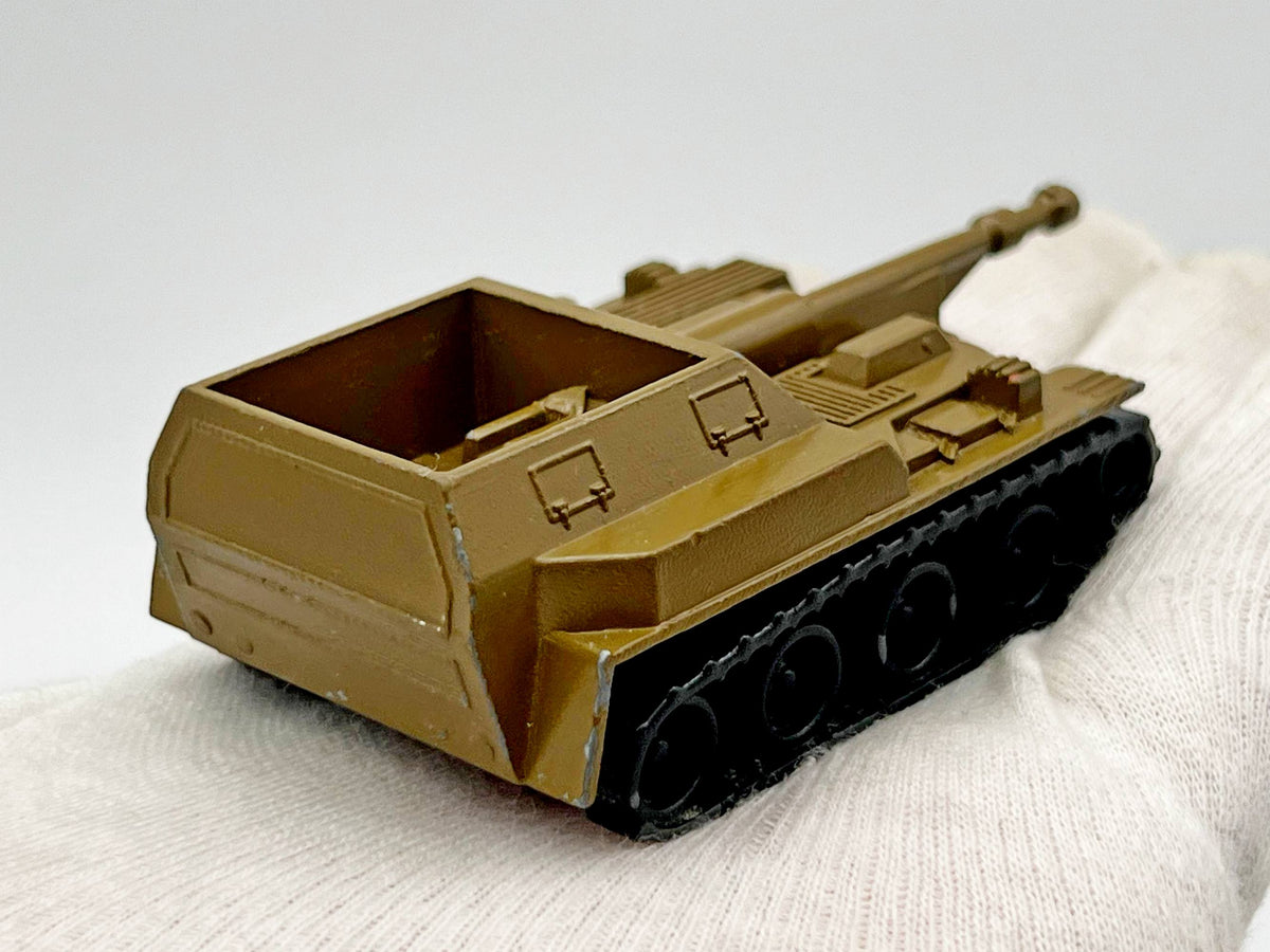 Vintage Soviet SPG Artillery Tank Toy | USSR Diecast Military Collectible