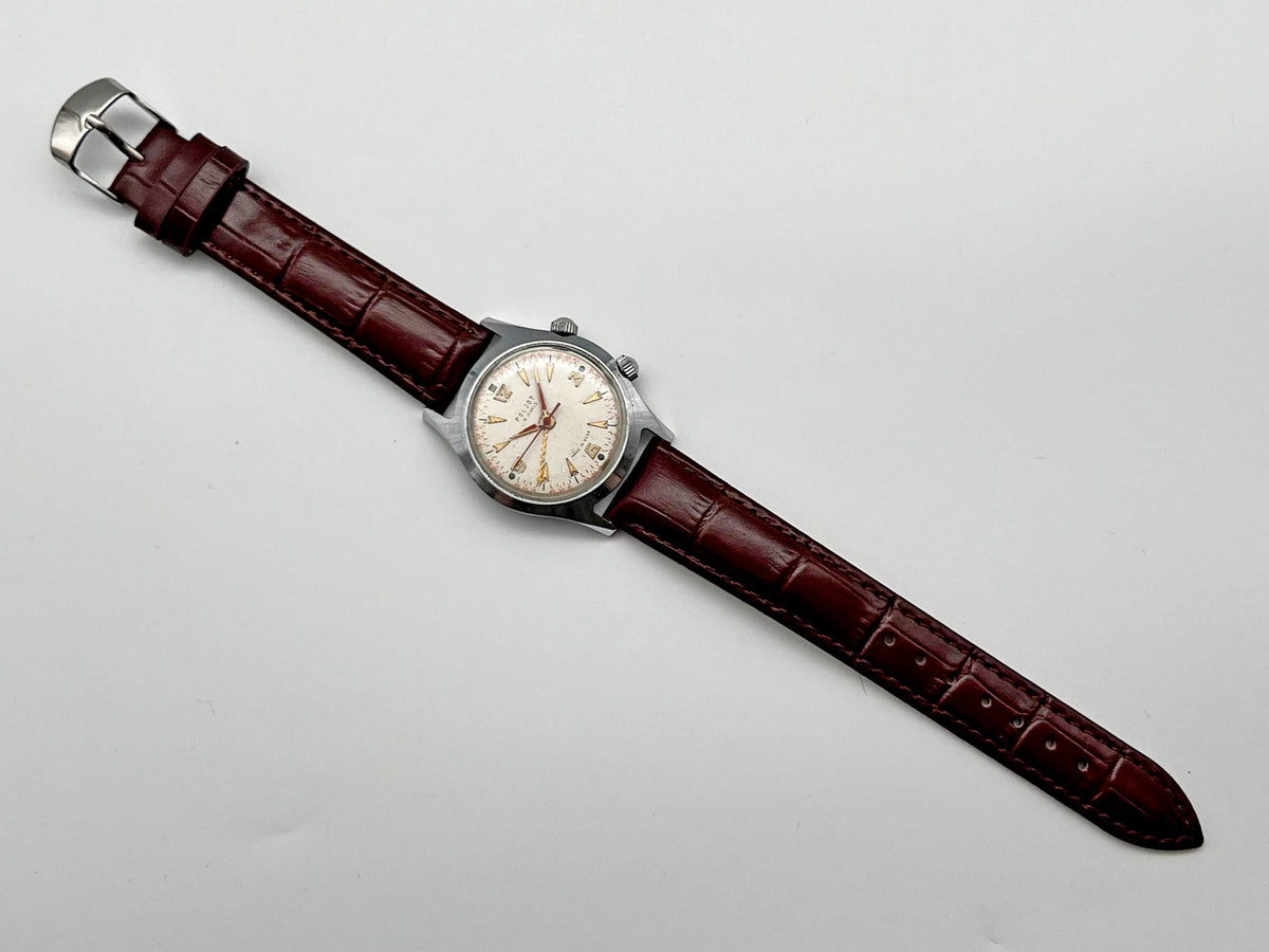 Vintage POLJOT 2612.1 Alarm Soviet Mechanical Watch |  Wristwatch USSR Watch