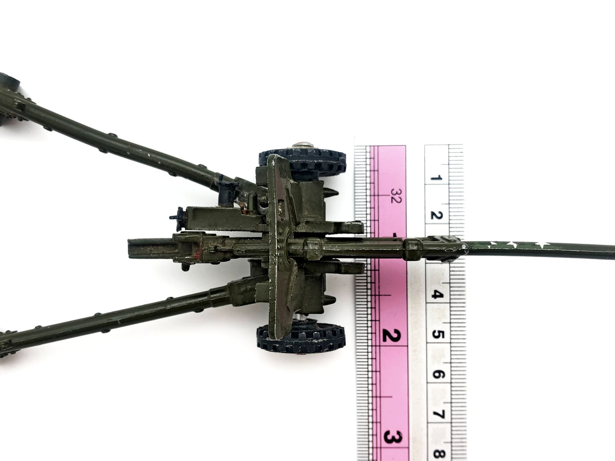 Vintage Soviet Diecast Metal 100mm Anti-Tank Field Gun BS-3 Toy Model USSR 1:43 | Arsenal Plant Leningrad