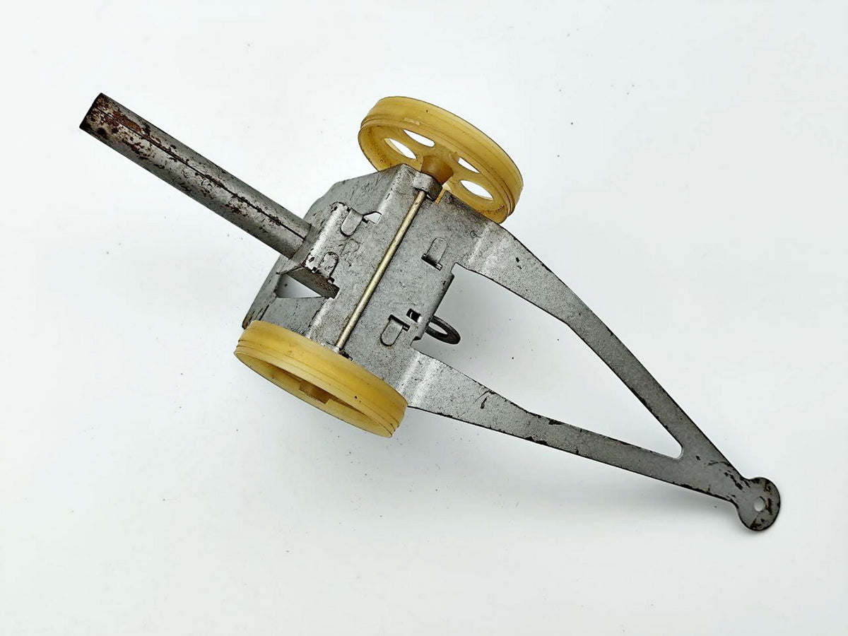 Vintage Soviet Artillery Cannon Toy | USSR Metal Field Gun Military Collectible